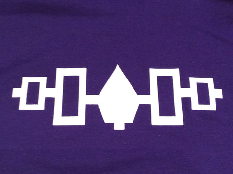 Hoodie: Embroidered Iroquois Confederacy (Purple)