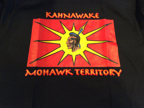 T-shirt: Kahnawake Mohawk Territory (KMT - Black)