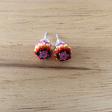 Beaded Stud Earrings (BDE-E01)