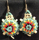 Beaded Turtle Earrings