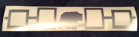 Decal - Confederacy with Bear