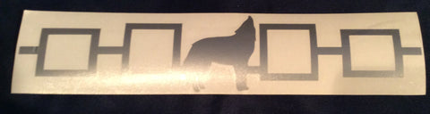 Decal - Confederacy with Wolf