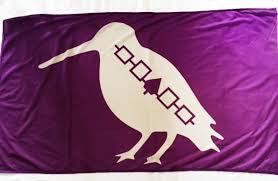 Snipe with Iroquois Confederacy Flag