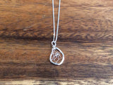 Teardrop Sterling Silver Necklace (PMSS20-P)