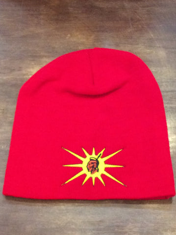 Embroidered Tuque - Warrior (Red)