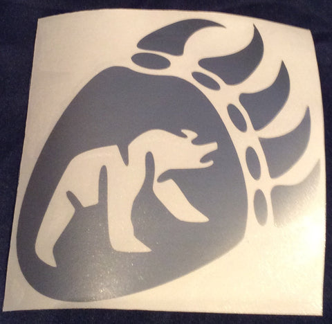 Decal - Bear Paw with Bear