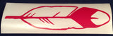 Decal - Plain Classic Feather