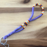 Peyote Stitch Cut Glass Wrist Lanyard (BLC-002)