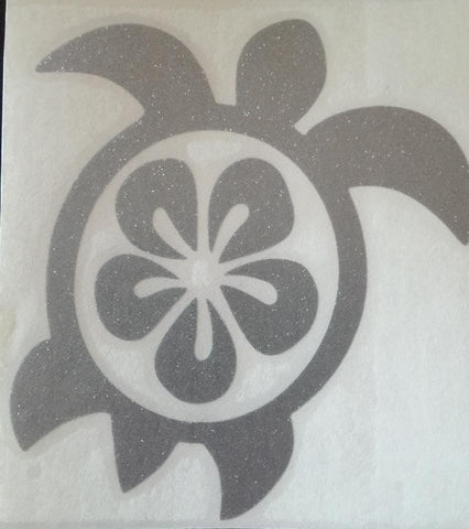 Decal - Turtle with Flower